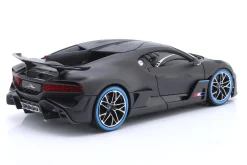 Bugatti Divo 50th Bburago Anniversary 2018 mattschwarz / karbon 1:18 Bburago