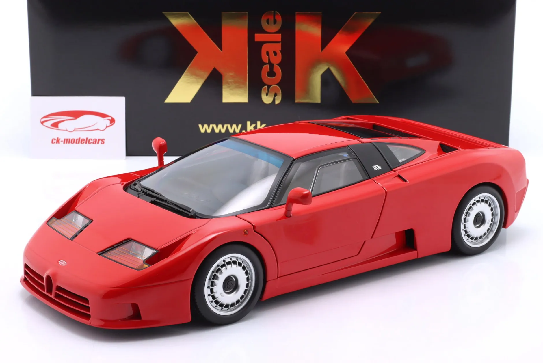Bugatti EB110 Baujahr 1991 rot 1:12 KK-Scale