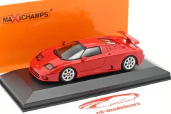 Bugatti EB 110 Baujahr 1994 rot 1:43 Minichamps