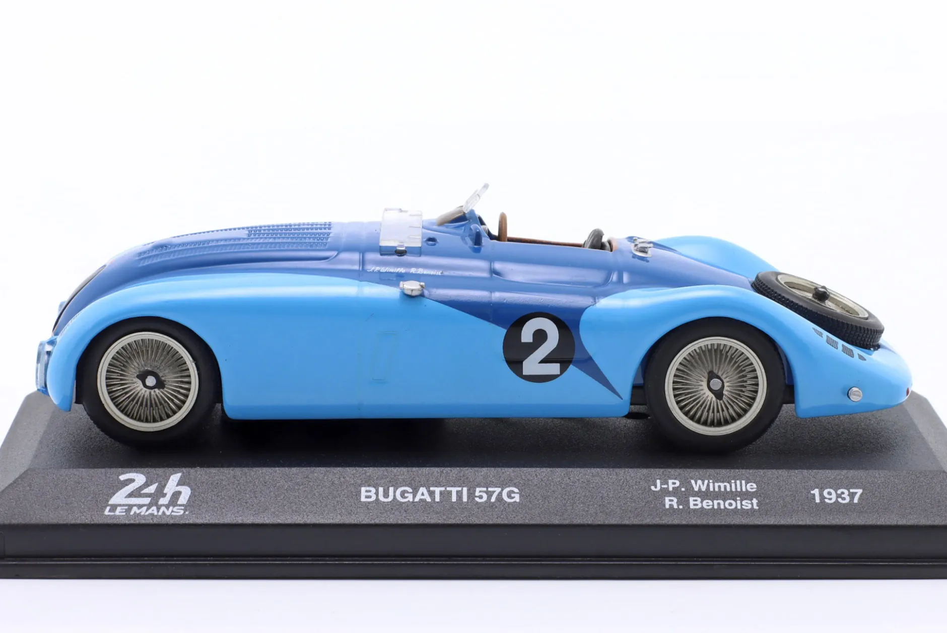 Bugatti 57G #2 Sieger 24h LeMans 1937 Wimille, Benoist 1:43 Altaya