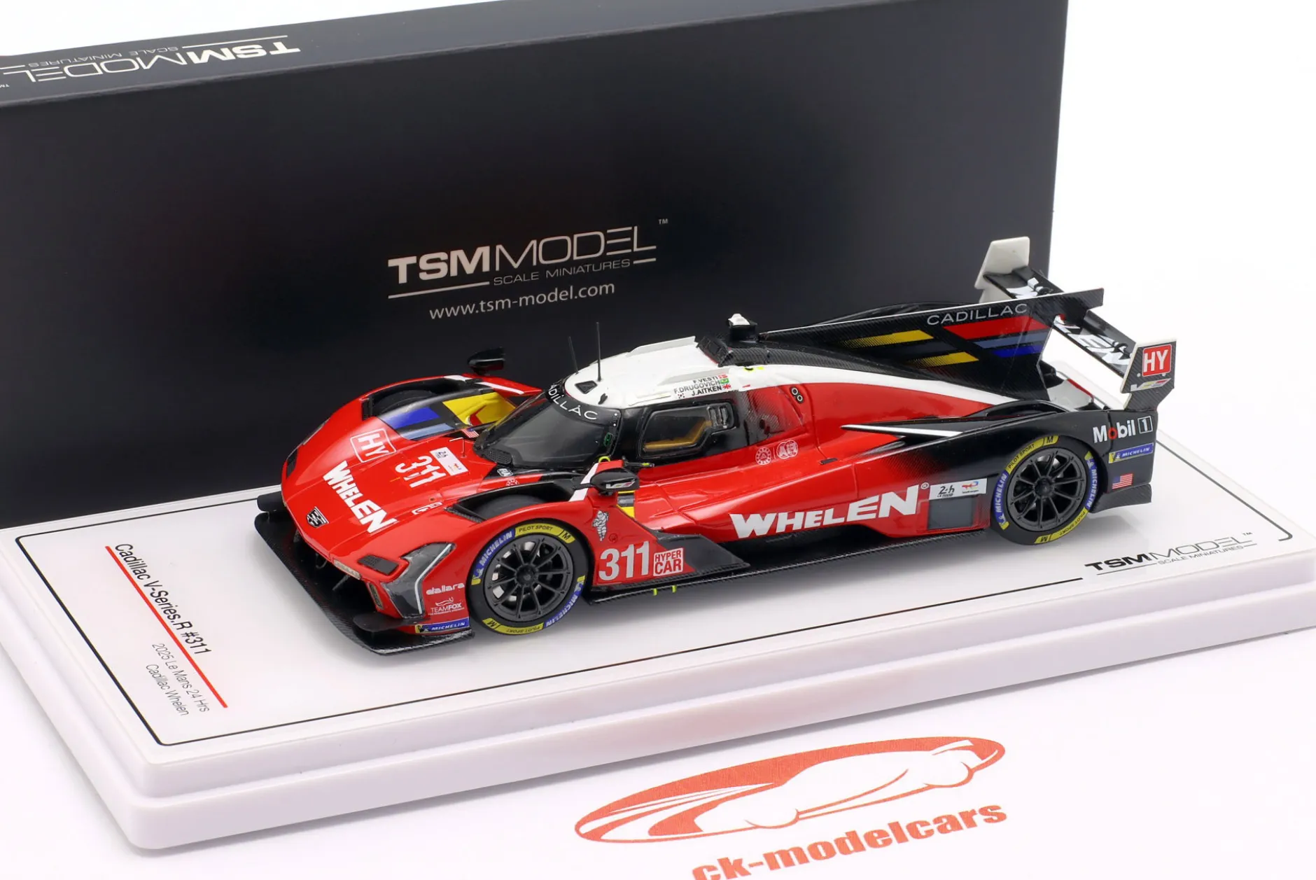 Cadillac V-Series.R #311 24h LeMans 2025 Cadillac Whelen 1:43 TrueScale