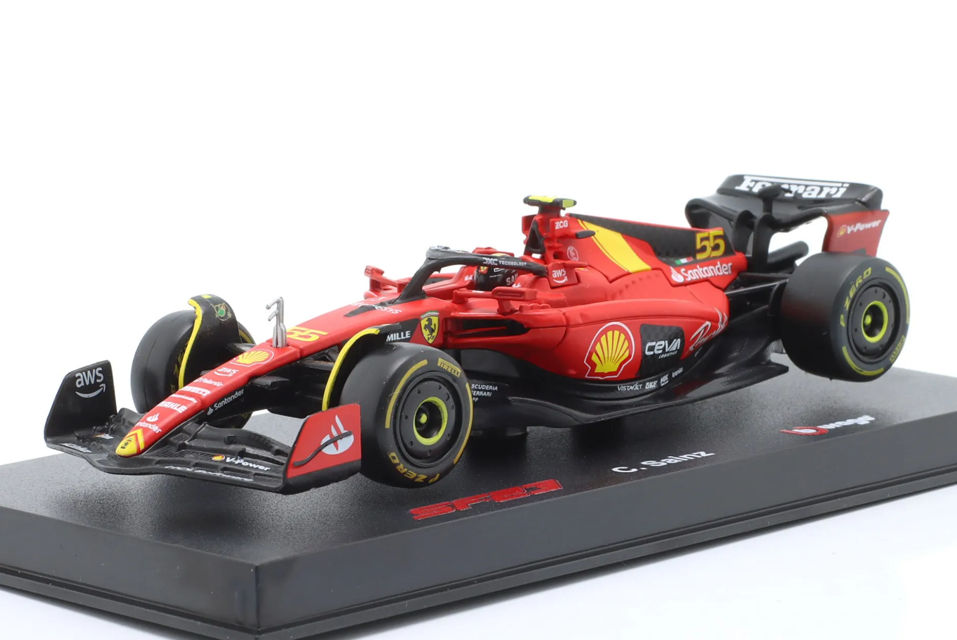 Carlos Sainz Jr. Ferrari SF-23 #55 3rd Italien GP Formel 1 2023 1:43 Bburago