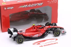 Carlos Sainz jr. Ferrari SF-23 #55 6th Las Vegas GP Formel 1 2023 1:43 Bburago
