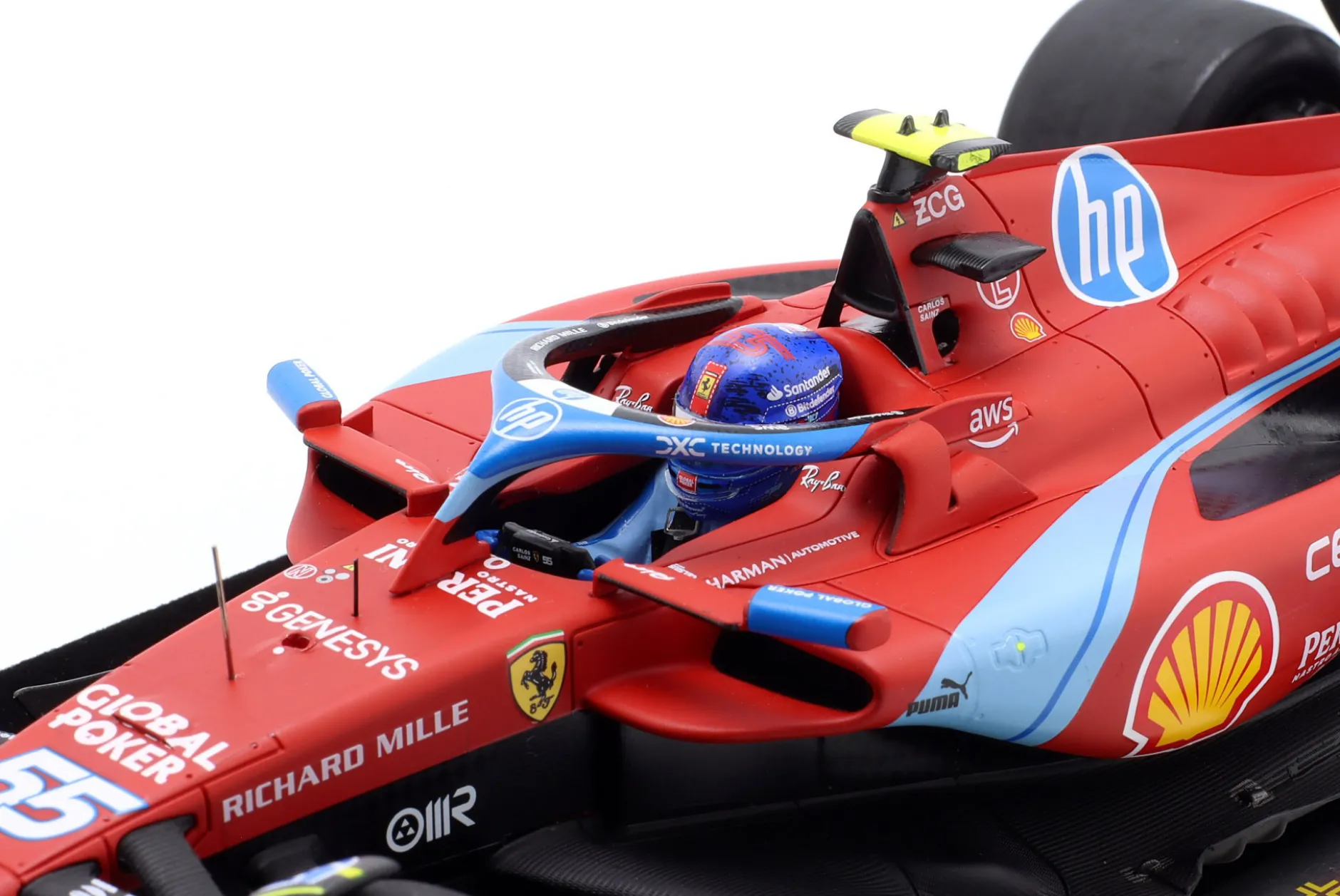 Carlos Sainz jr. Ferrari SF-24 #55 5th Miami GP Formel 1 2024 1:18 LookSmart