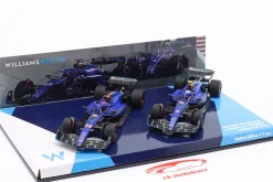 2-Car Set Albon #23 & Sargeant #2 Bahrain GP Formel 1 2023 1:43 Minichamps