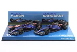 2-Car Set Albon #23 & Sargeant #2 USA GP Formel 1 2023 1:43 Minichamps