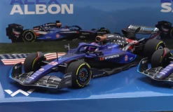 2-Car Set Albon #23 & Sargeant #2 USA GP Formel 1 2023 1:43 Minichamps