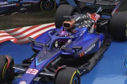 2-Car Set Albon #23 & Sargeant #2 USA GP Formel 1 2023 1:43 Minichamps
