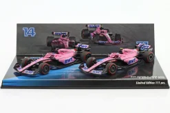 2-Car Set Alonso #14 & Ocon #31 Bahrain GP Formel 1 2022 1:43 Minichamps