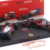 2-Car Set Charles Leclerc Ferrari SF-25 #16 Formel 1 2025 1:64 Bburago