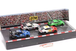 4-Car Set DTM: Güven #90 / van der Linde #31 / Scherer #64 / Rast #33 1:64 Majorette