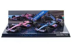 2-Car Set Esteban Ocon #31 Bahrain & Miami GP Formel 1 2023 1:43 Minichamps