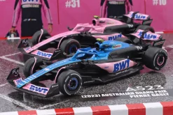 4-Car Set Gasly #10 & Ocon #31 Alpine A523 Formel 1 2023 1:43 Bburago