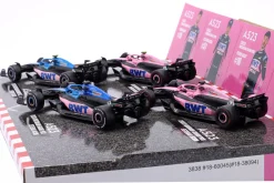 4-Car Set Gasly #10 & Ocon #31 Alpine A523 Formel 1 2023 1:43 Bburago
