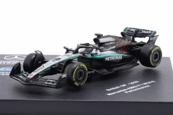 2-Car Set George Russell Mercedes-AMG F1 W16 #63 Formel 1 2025 1:64 Bburago