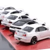 5-Car Set Geschenk-Set Nissan weiß 1:64 Majorette