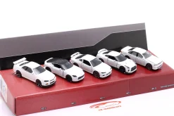 5-Car Set Geschenk-Set Nissan weiß 1:64 Majorette