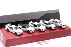 5-Car Set Geschenk-Set Nissan weiß 1:64 Majorette