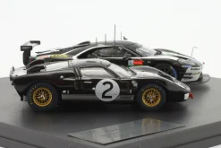 2-Car Set 24h LeMans: Ford GT40 #2 1966 & Ford GT #66 2019 1:43 Ixo