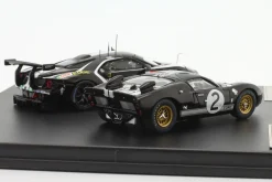 2-Car Set 24h LeMans: Ford GT40 #2 1966 & Ford GT #66 2019 1:43 Ixo