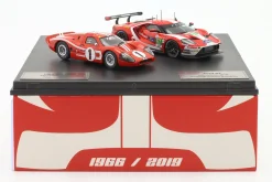 2-Car Set 24h LeMans: Ford GT40 #1 1967 & Ford GT #67 2019 1:43 Ixo