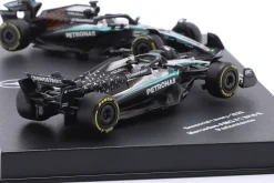 2-Car Set Kimi Antonelli Mercedes-AMG F1 W16 E #12 Formel 1 2025 1:64 Bburago