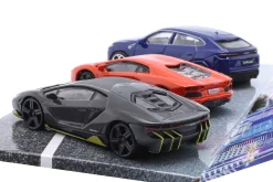 3-Car Set Lamborghini Urus / Aventador / Centenario LP770-4 1:43 Bburago