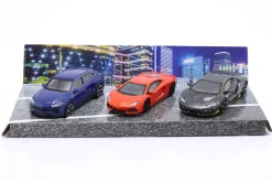 3-Car Set Lamborghini Urus / Aventador / Centenario LP770-4 1:43 Bburago