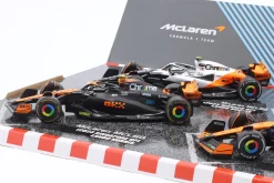 4-Car Set Lando Norris McLaren Formel 1 2023-2024 1:43 Bburago