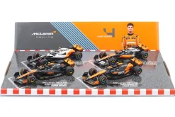 4-Car Set Lando Norris McLaren Formel 1 2023-2024 1:43 Bburago