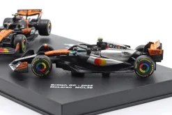 2-Car Set Lando Norris McLaren MCL39 #4 Formel 1 Weltmeister 2025 1:64 Bburago