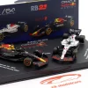 2-Car Set Max Verstappen Red Bull RB21 #1 Formel 1 2025 1:64 Bburago