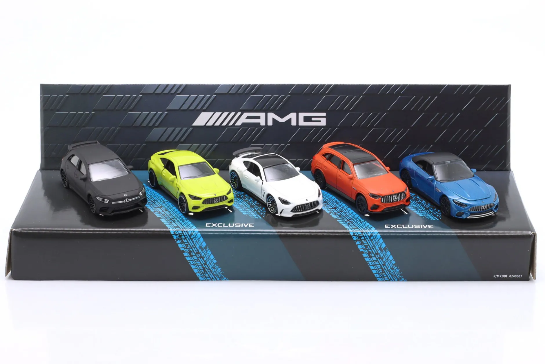 5-Car Set Mercedes-Benz AMG 1:64 Majorette
