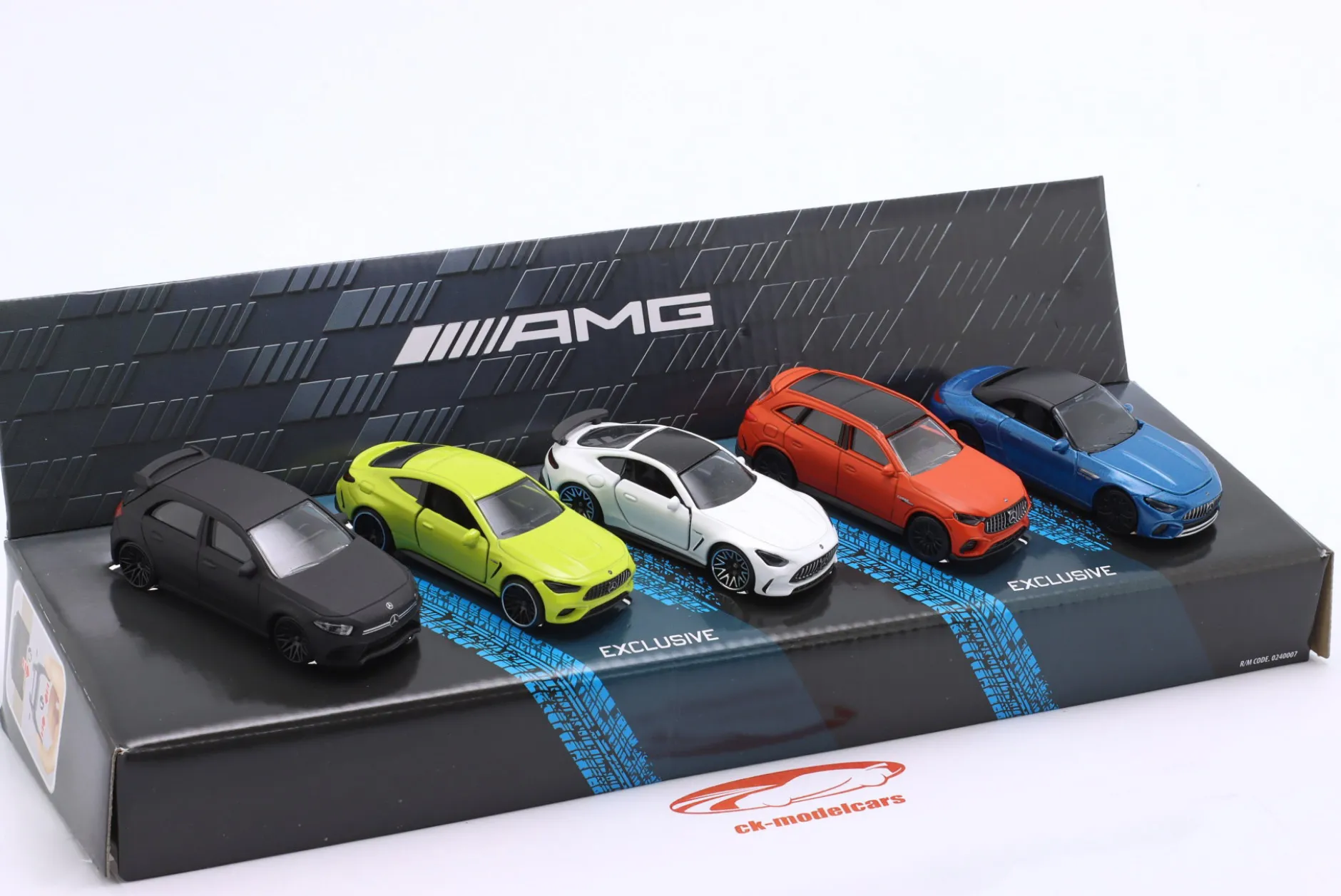 5-Car Set Mercedes-Benz AMG 1:64 Majorette