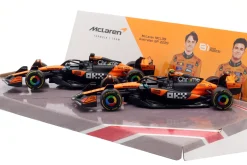 2-Car Set Norris #4 & Piastri #81 McLaren MCL39 Formel 1 Weltmeister 2025 1:43 Bburago