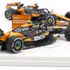 2-Car Set Norris #4 & Piastri #81 McLaren Konstrukteurs-Weltmeister Formel 1 2024 1:43 Spark