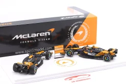 2-Car Set Norris #4 & Piastri #81 McLaren Konstrukteurs-Weltmeister Formel 1 2024 1:43 Spark