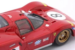 3-Car Set: OM Fiat 150 Rolfo Renntransporter mit 2x Ferrari 512S 1:18 WERK83