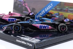 2-Car Set Pierre Gasly #10 Bahrain & Miami GP Formel 1 2023 1:43 Minichamps