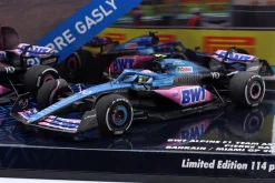 2-Car Set Pierre Gasly #10 Bahrain & Miami GP Formel 1 2023 1:43 Minichamps