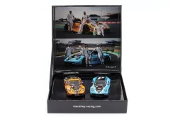 2-Car Set: Porsche 911 GT3 R 24h LeMans Klassensieger LMGT3 2025 & LMGT3 2024 1:43 Ixo