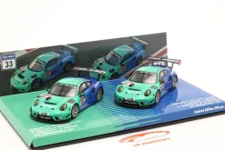 2-Car Set Porsche 911 GT3 R #44 #33 24h Nürburgring 2020 Falken Motorsports 1:43 Minichamps