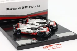 2-Car Set Porsche 919 Hybrid #1 #2 Sieger 24h LeMans 2017 1:43 Ixo