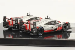 2-Car Set Porsche 919 Hybrid #1 #2 Sieger 24h LeMans 2017 1:43 Ixo