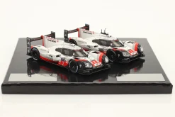 2-Car Set Porsche 919 Hybrid #1 #2 Sieger 24h LeMans 2017 1:43 Ixo