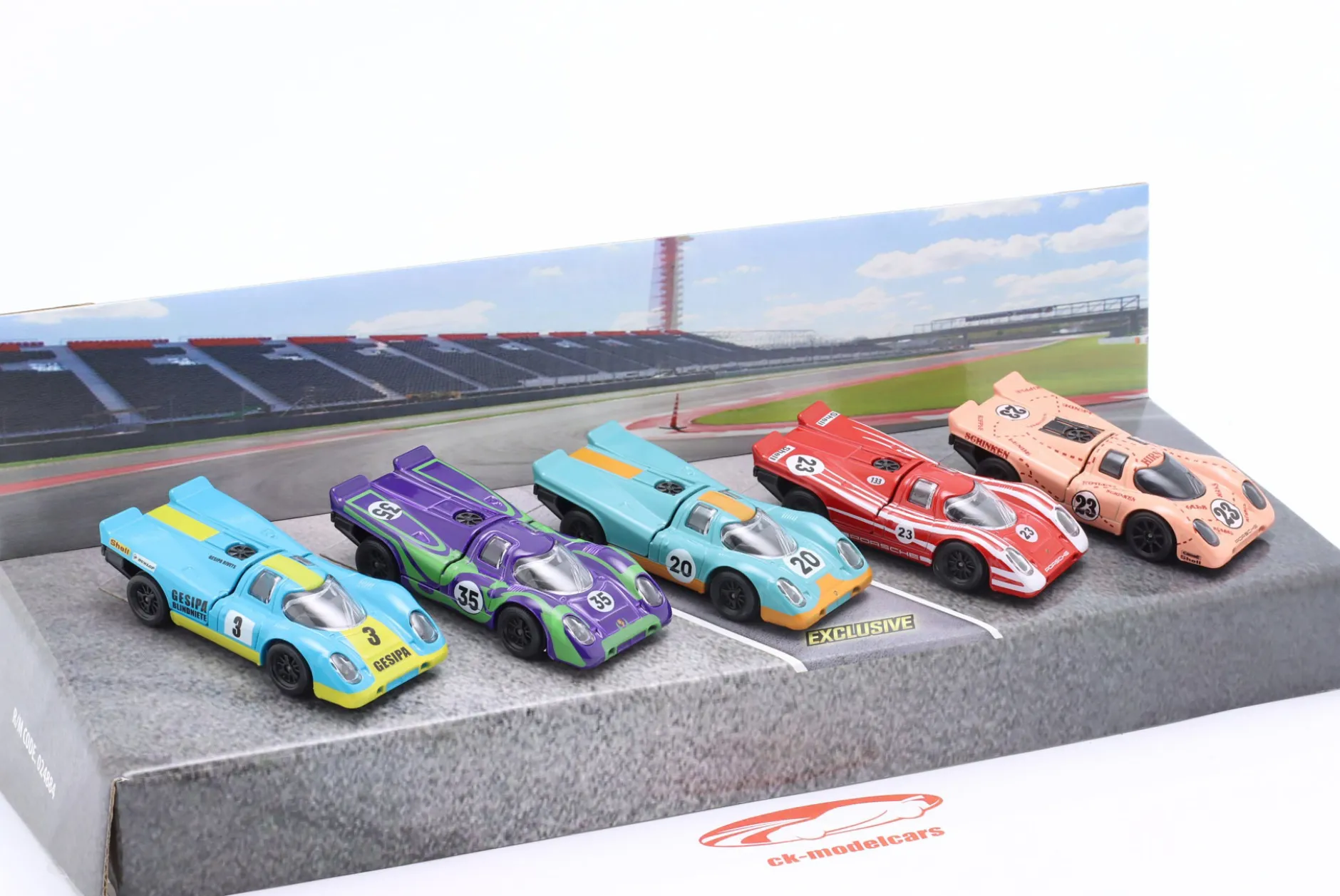 5-Car Set Porsche 917 KH Edition Geschenkpack 1:64 Majorette