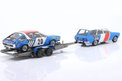 3-Car Set Rallye Monte Carlo 1975: Renault R17 Gordini #20 & R12 mit Trailer 1:18 OttOmobile