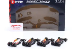 4-Car Set Red Bull Racing Verstappen Formel 1 Weltmeister 2021-2023 1:43 Bburago
