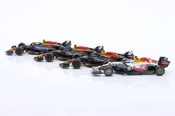 4-Car Set Red Bull Racing Verstappen Formel 1 Weltmeister 2021-2023 1:43 Bburago