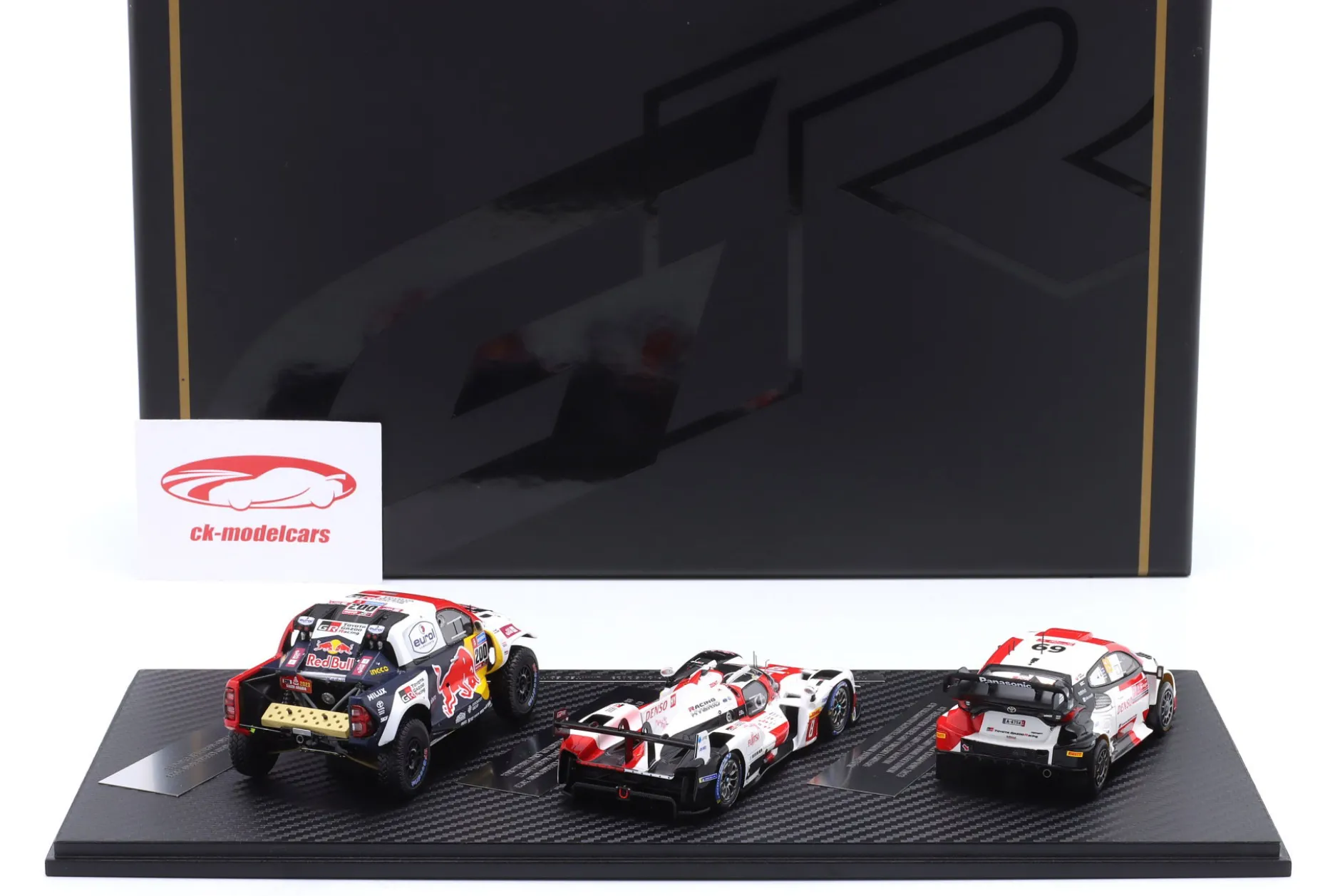 3-Car Set Toyota Gazoo Racing Triple Champion 2023 1:43 Spark